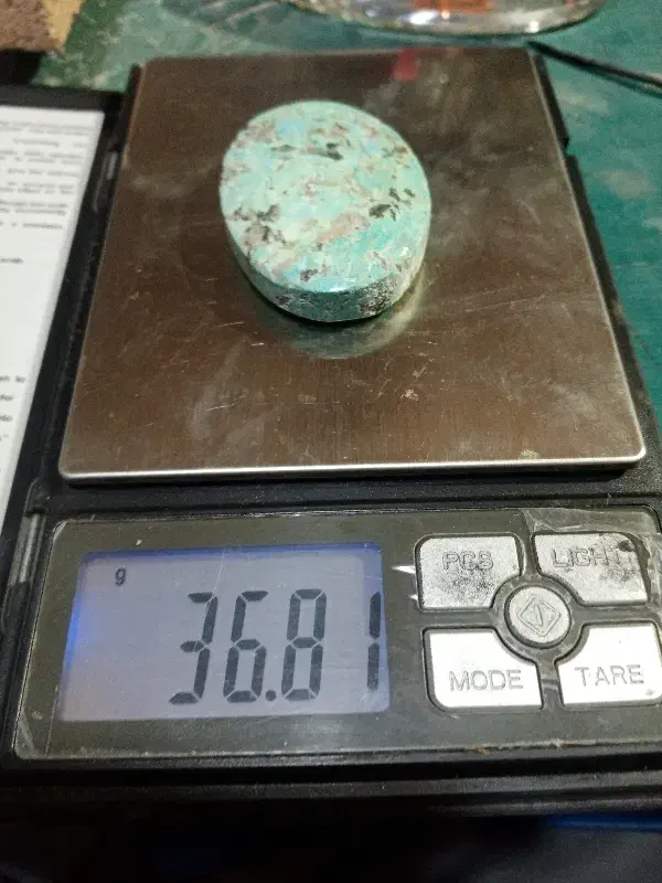 فیروزه مرغوب با کیفیت صادراتی کرمان درجه یک 36 گرم|جواهرات|تهران, میدان میوه و تره‌بار مرکزی|دیوار