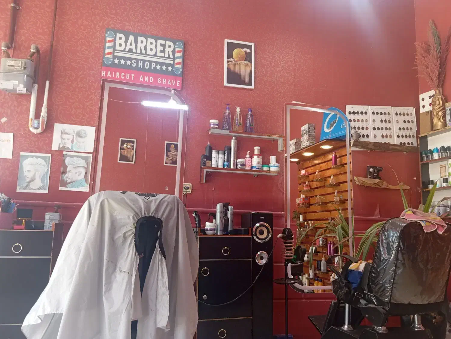 دکور آرایشگاه|آرایشگاه و سالنهای زیبایی|نیشابور, شهرک قدس|دیوار