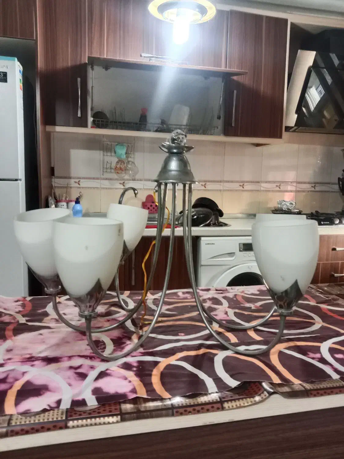 ۲ عدد لوستر|لوستر و چراغ آویز|گرگان, |دیوار