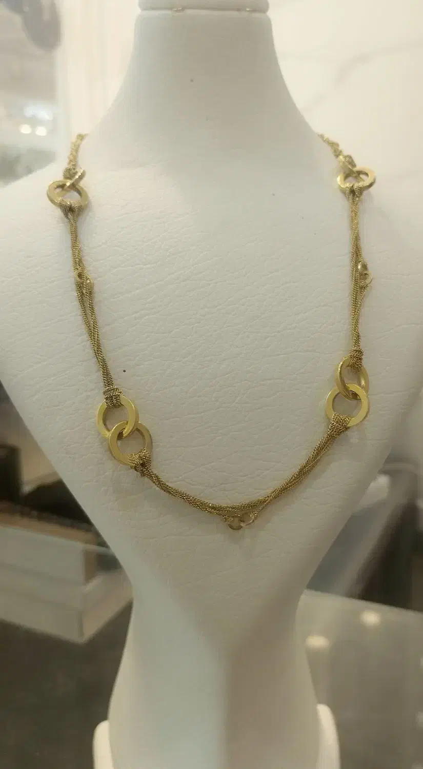 گردنبند ایتالیایی طلا بدون اجرت|جواهرات|کرمانشاه, |دیوار