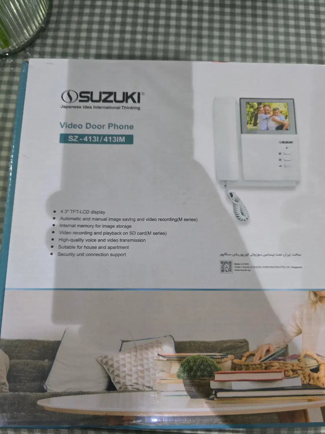 ۳ عدد آیفون تصویری Suzuki SZ-413I/413IM|صوتی و تصویری|ساری, |دیوار