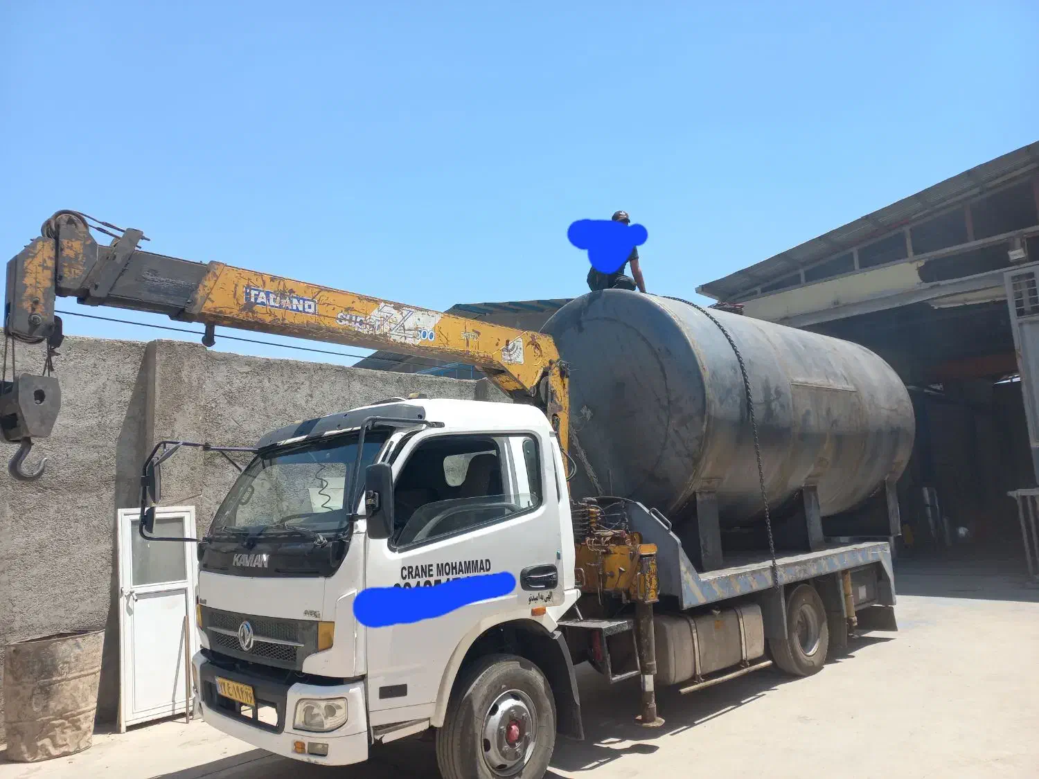 اجاره جرثقیل ۵ تن کفی دار تهران  افسریه پاکدشت|خدمات حمل و نقل|قیامدشت - خاورشهر, |دیوار