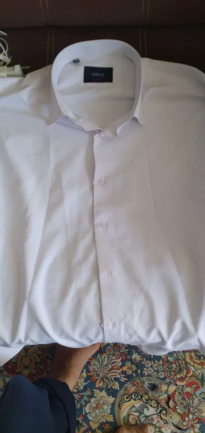 پیراهن مردانه  کرپ  ژاپن سفید سایزx2|لباس|شاهین‌شهر, برخوار غرب|دیوار