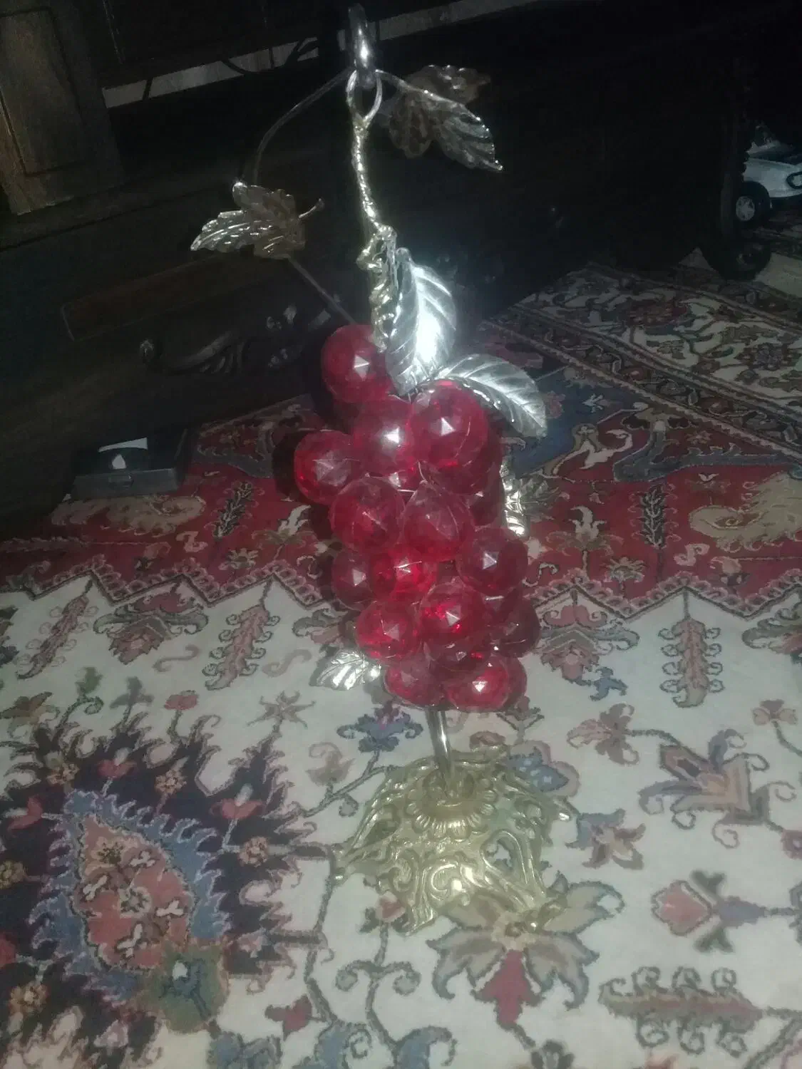 انگورباپایه وبرگهای برنزی زیباانگ|مجسمه، تندیس، ماکت|مراغه, |دیوار