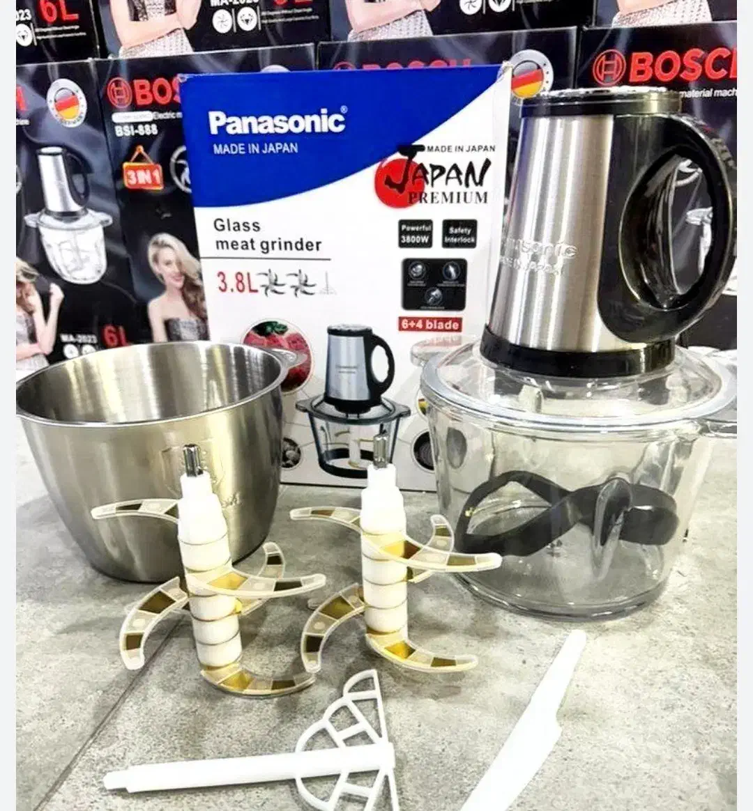 خردکن پاناسونیک دو کاسه|خردکن، آسیاب، غذاساز|رشت, نظری|دیوار