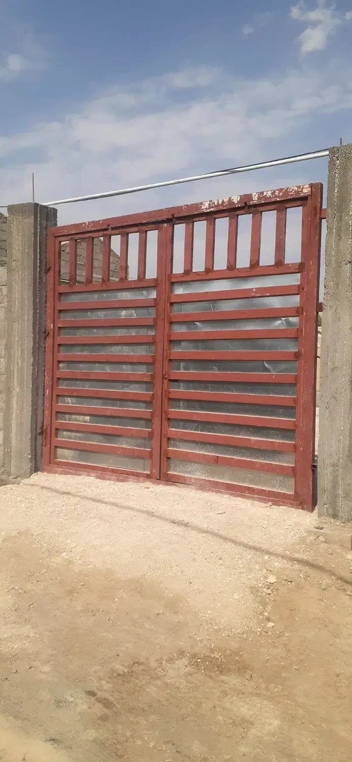 درب حیاط دو لنگه|مصالح و تجهیزات ساختمان|لامرد, |دیوار