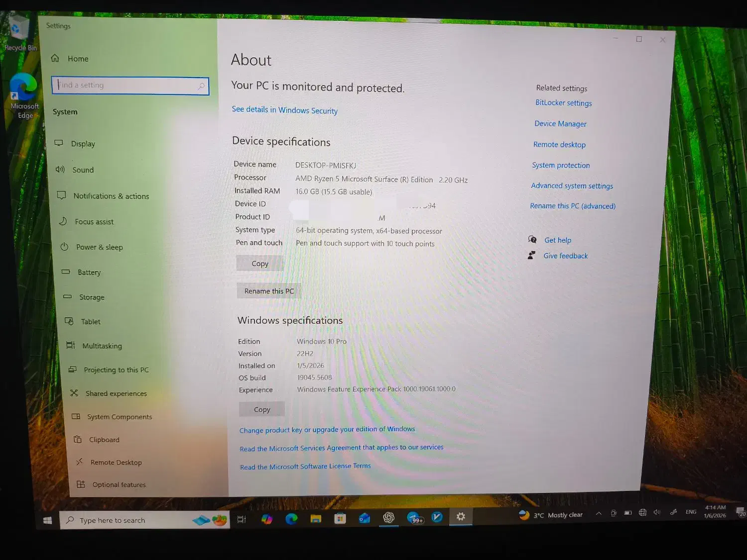 لپتاپ سرفیس 4 surface laptop4|رایانه همراه|تهران, سازمان برنامه جنوبی|دیوار