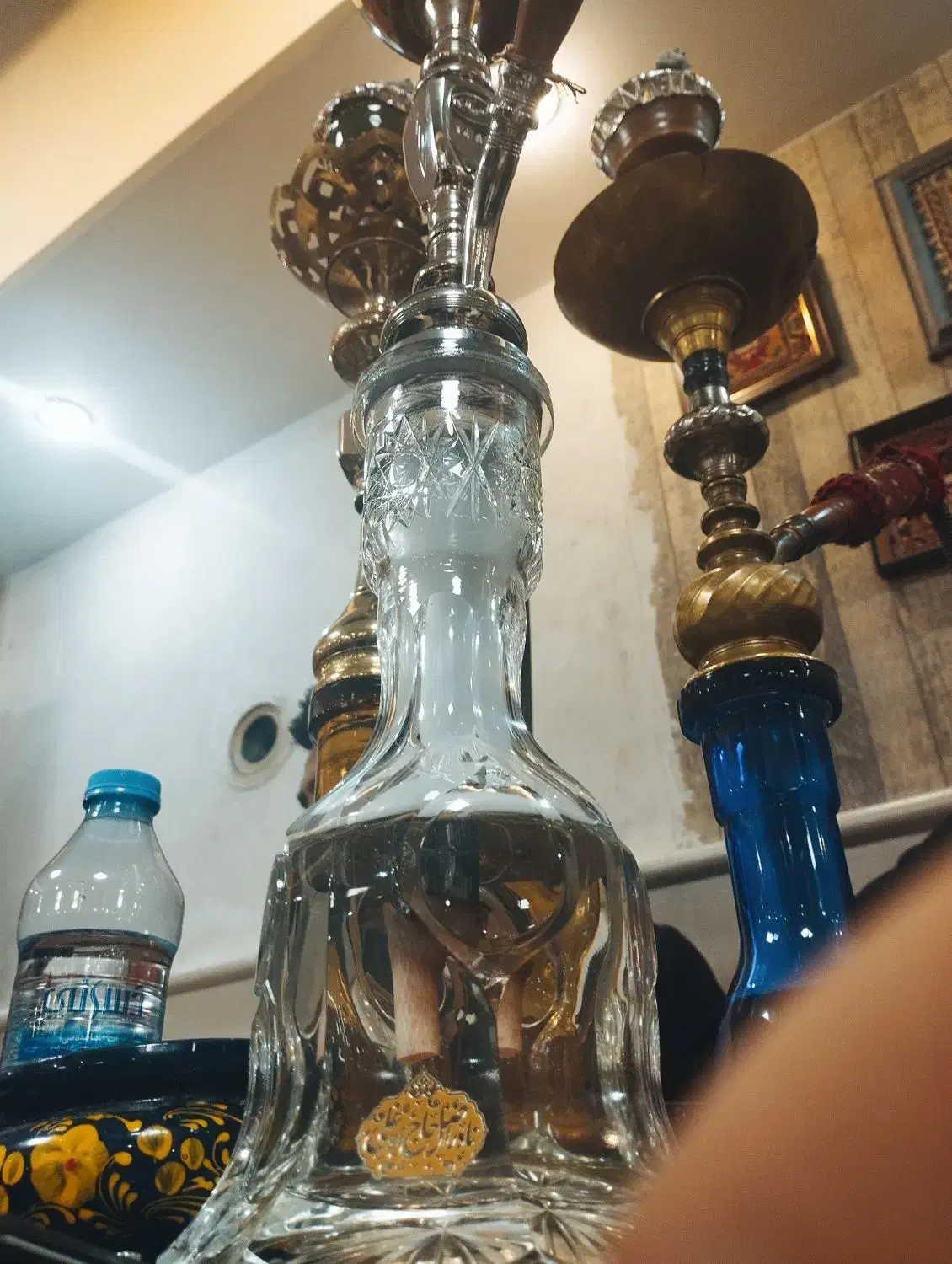 شیشه قلیان حاج اوغلی|کلکسیون اشیاء عتیقه|تبریز, |دیوار