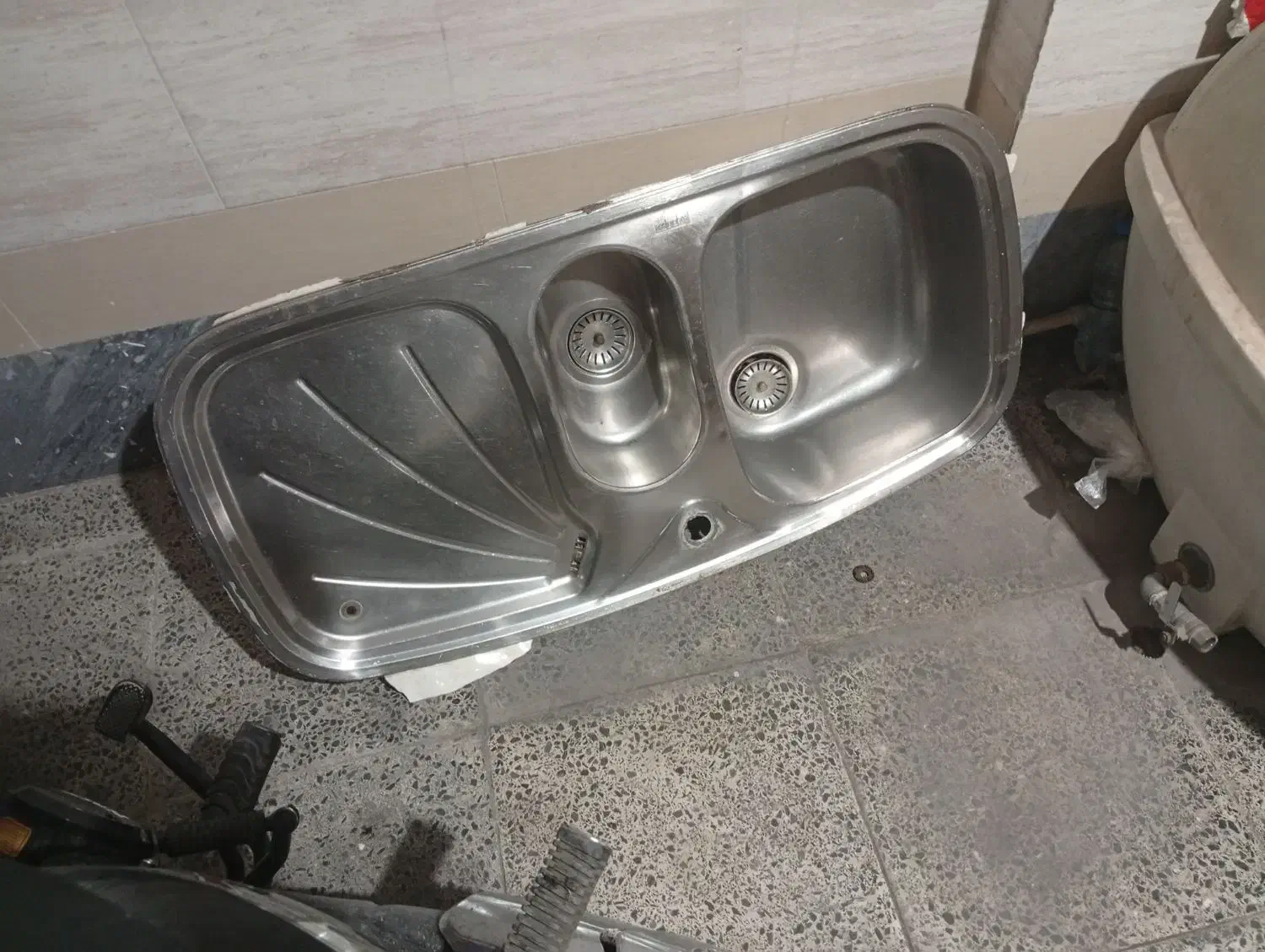 سینگ ظرفشویی استیل درجه 1|آب‌چکان و نظم‌دهنده ظروف|اهواز, نادری|دیوار