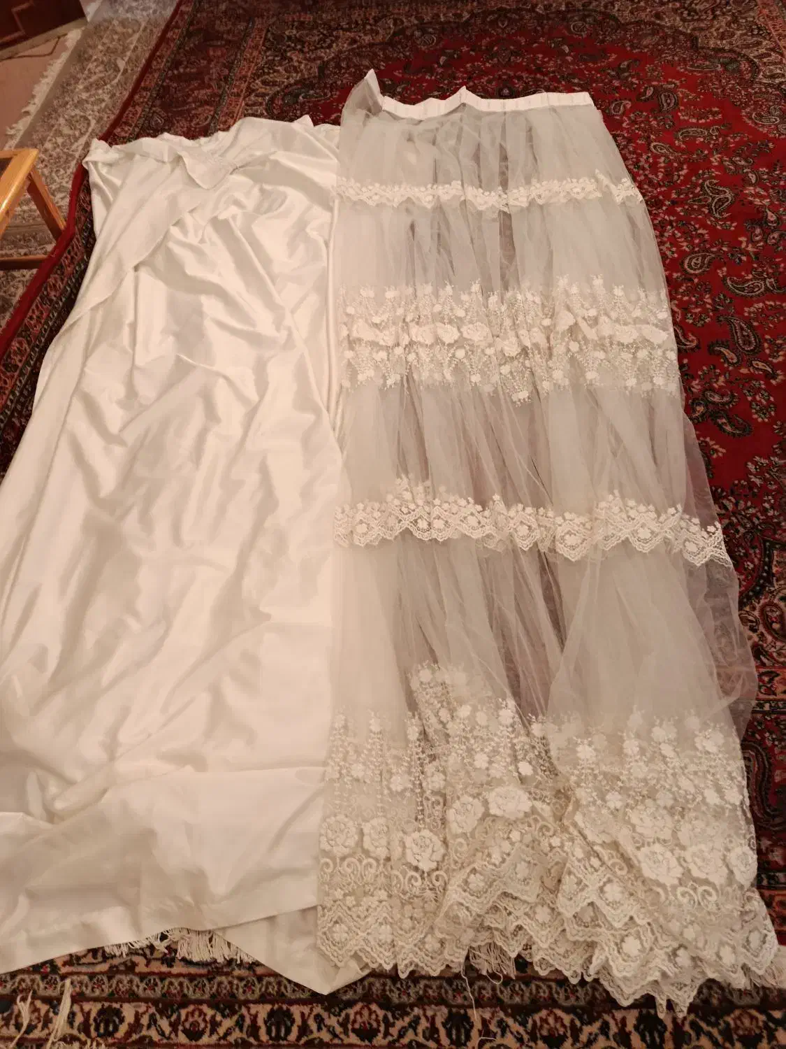 پرده با زیر پرده|پرده، رانر، رومیزی|گرمسار, |دیوار