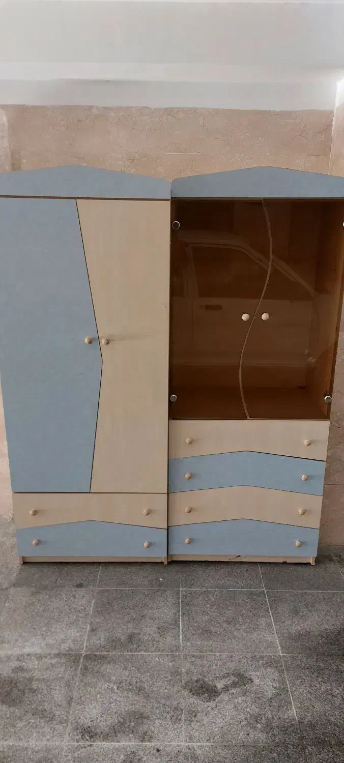 کمد بچه دو تیکه ۶ کشو سالم|تخت و سرویس خواب|تهران, جوادیه تهرانپارس|دیوار