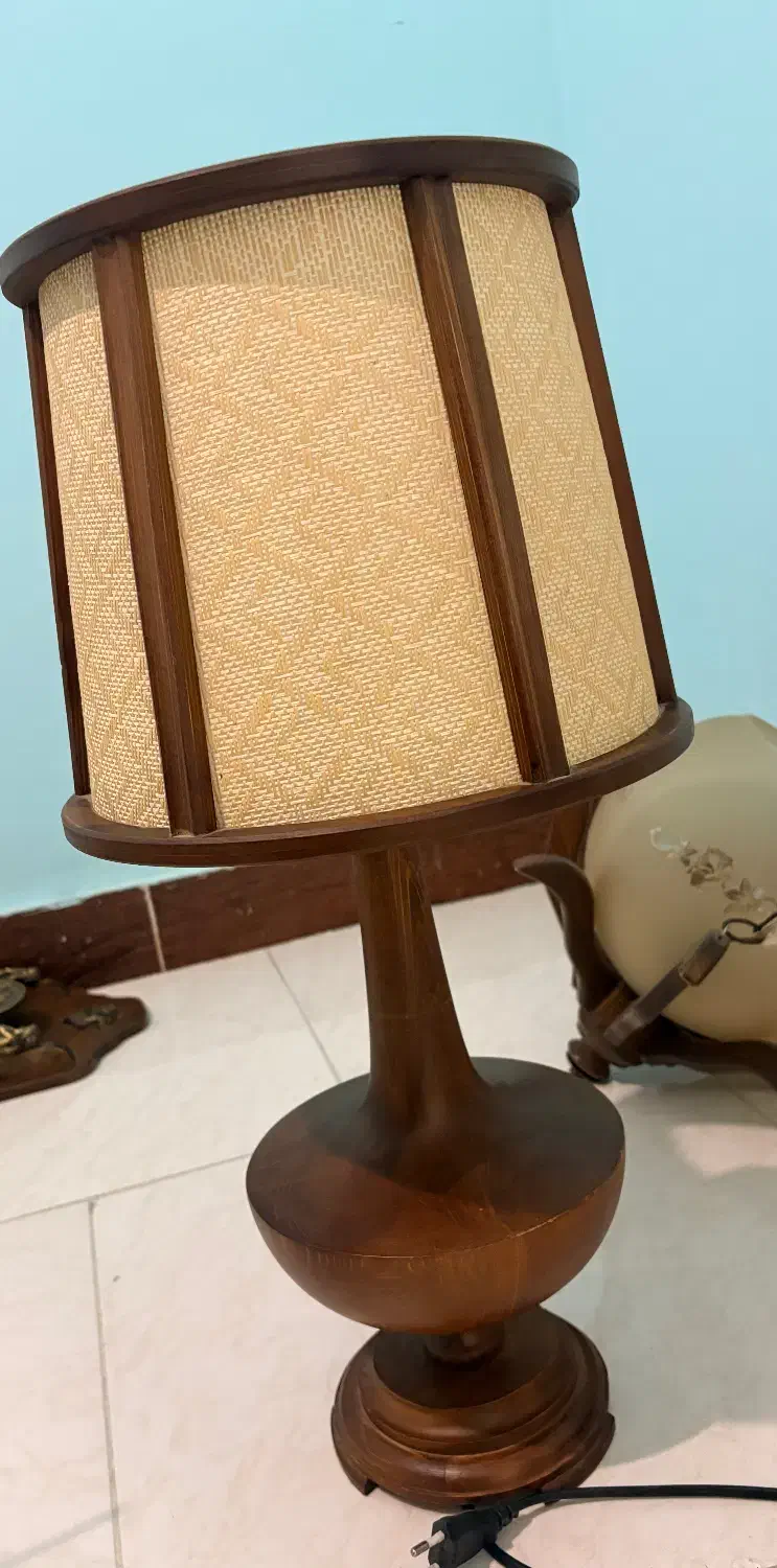 آباژور تمام چوب|چراغ خواب و آباژور|اندیشه, اندیشه فاز ۳|دیوار