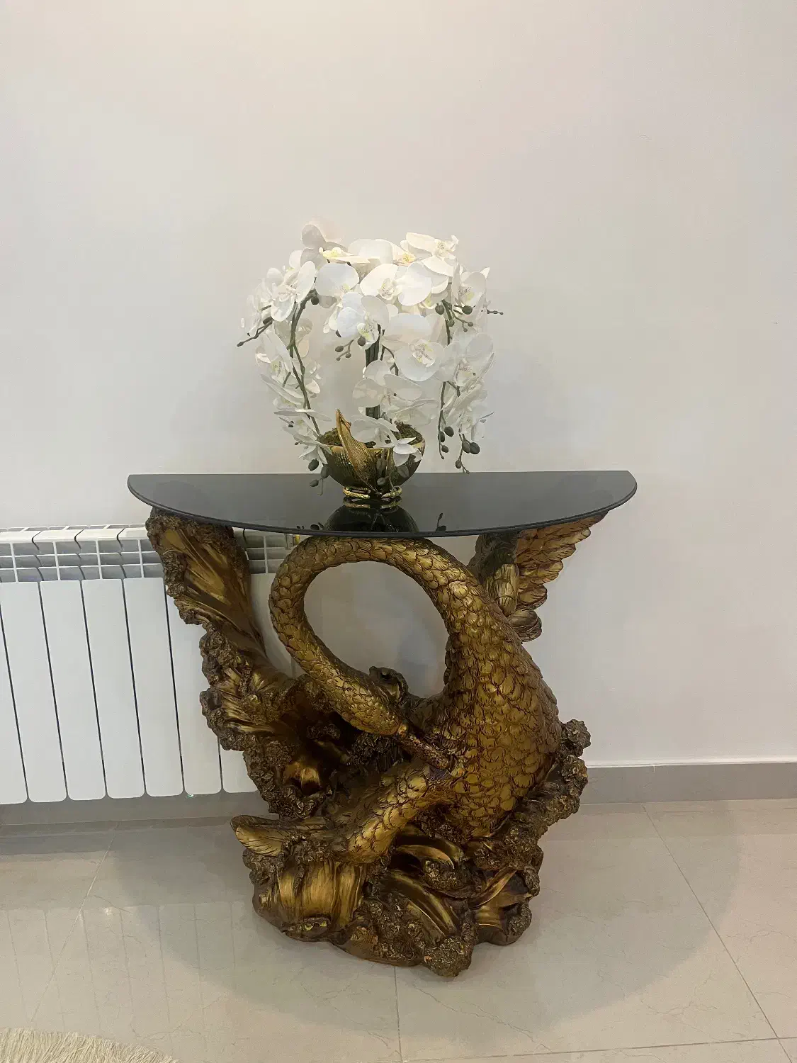 میز کنسول طرح قو|بوفه، ویترین، کنسول|رشت, چله خانه|دیوار