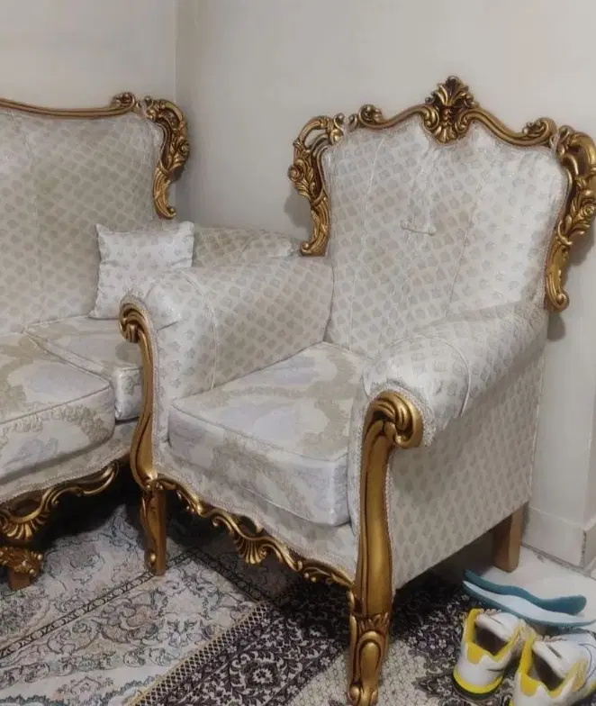 مبل سلطنتی ۷نفره|مبلمان خانگی و میز عسلی|تهران, نظامآباد|دیوار
