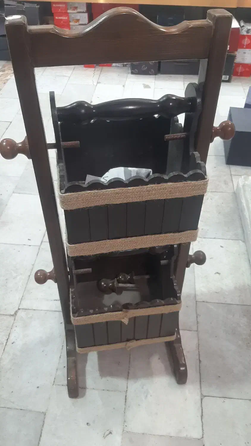 جا سیب زمینی پیاز عسلی فلزی جا قاشقی جا حبوبات|آب‌چکان و نظم‌دهنده ظروف|تربت جام, المهدی|دیوار