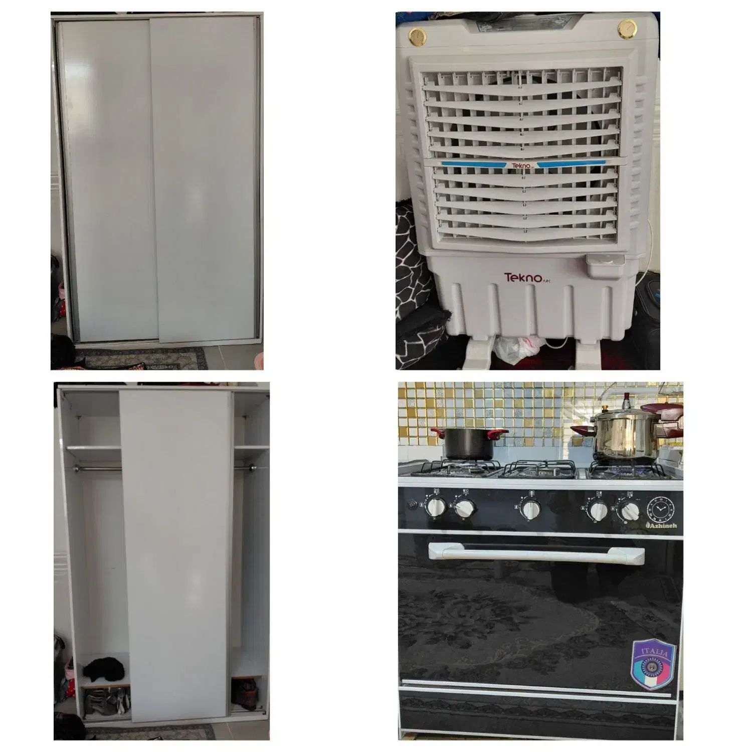 لوازم خانگی کولر گاز کمد لباسی|کولر آبی|رابر, |دیوار