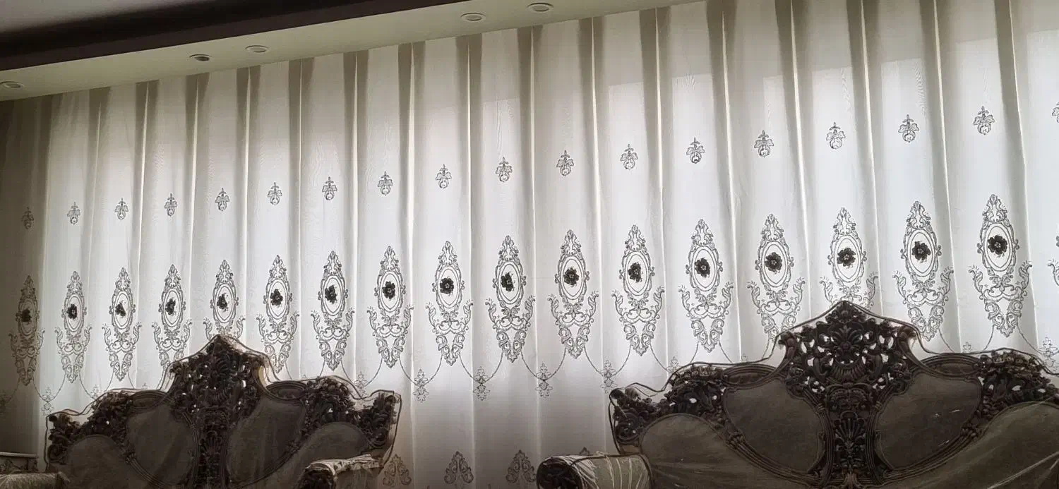 پرده پذیرایی|پرده، رانر، رومیزی|قم, شهرک فاطمیه|دیوار