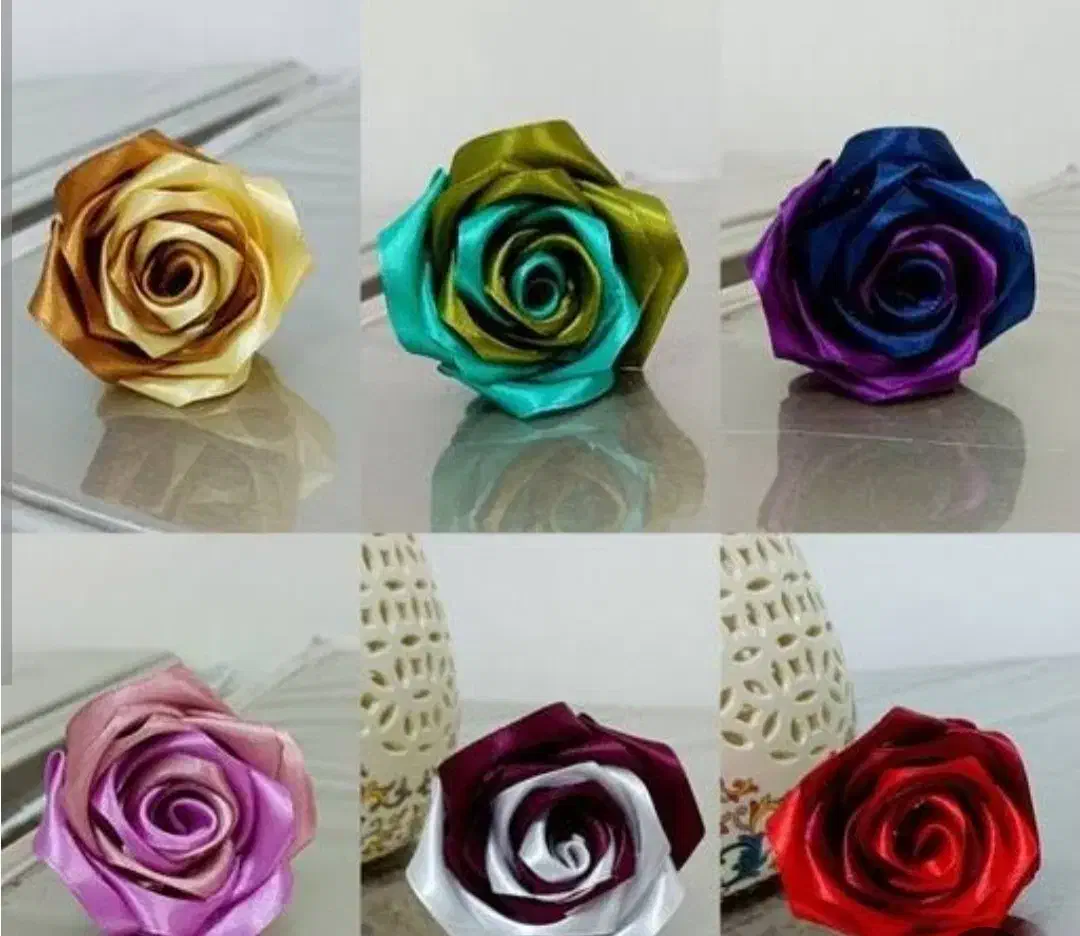 انواع گل روبانی|صنایع دستی و سایر لوازم تزئینی|بوکان, |دیوار