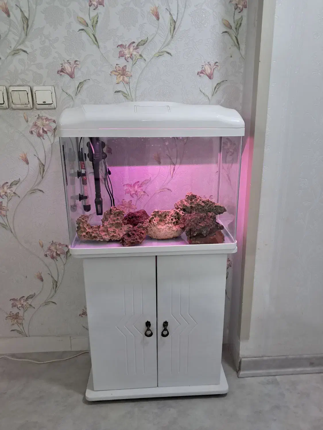 اکواریوم دلسا k 580 با کمد ام دی اف|ماهی|شیراز, انجیر|دیوار