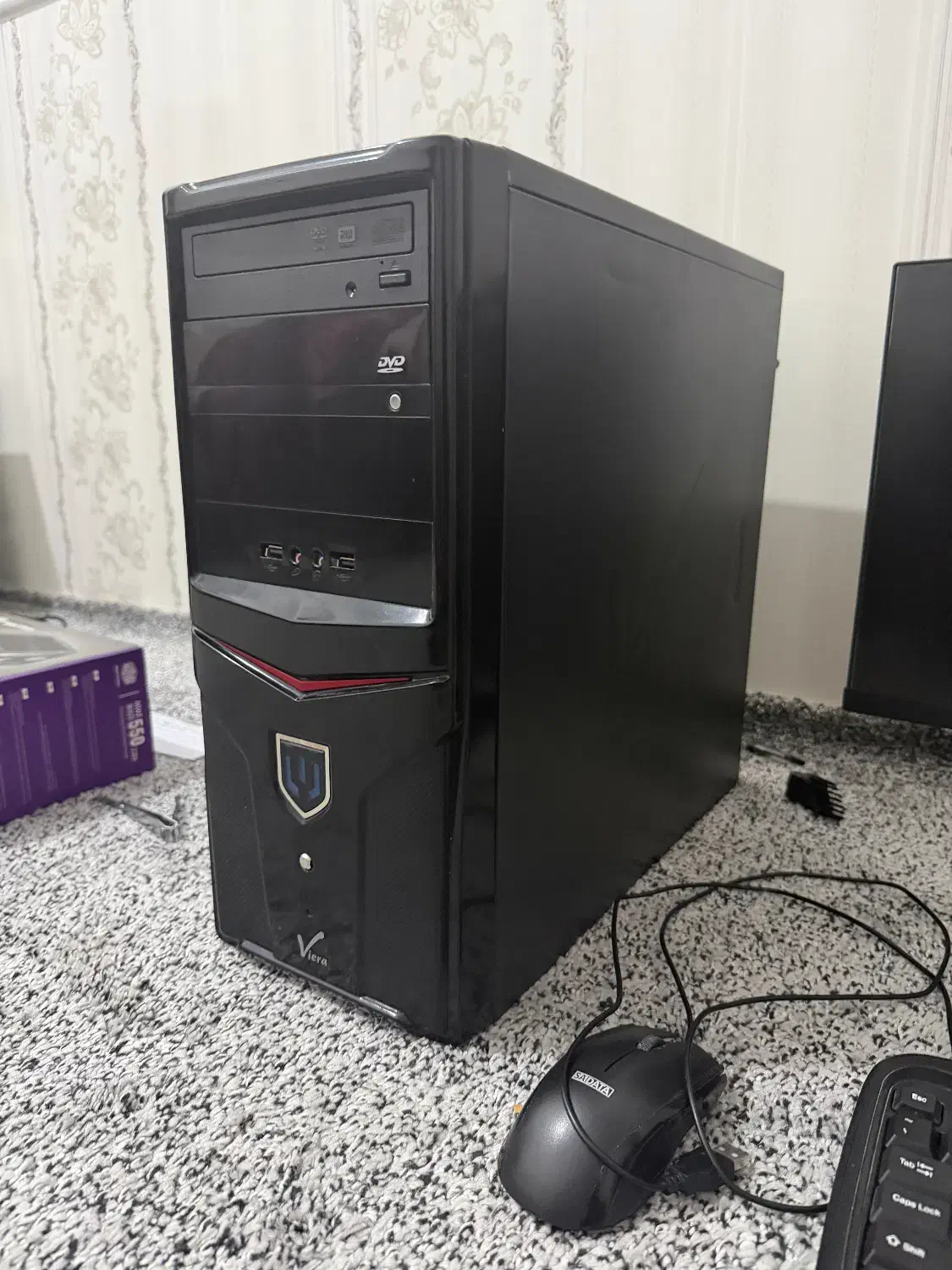 کیس ، مانیتور، موس و کیبورد|رایانه رومیزی|مهر, |دیوار