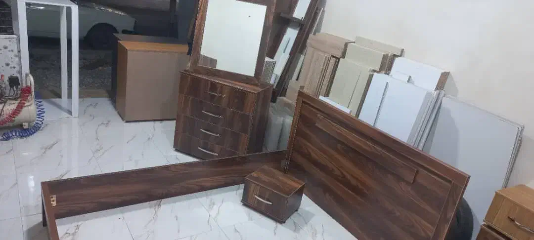 تولیدی سرویس خواب ۲نفره در ۵رنگ با کفی اماده|تخت و سرویس خواب|تنکابن, |دیوار