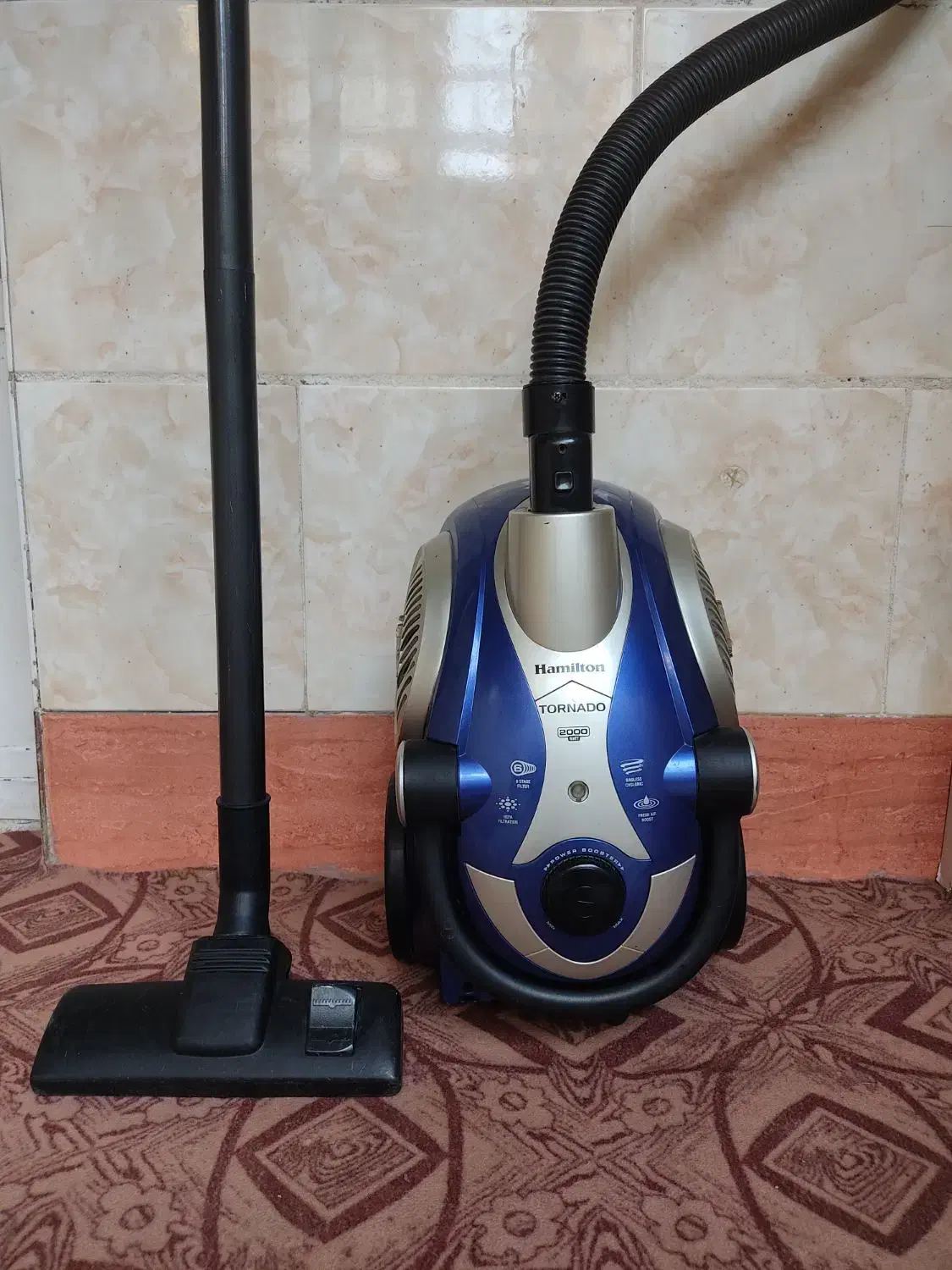 جاروبرقی همیلتون مخزن پلاستیکی 2200|جاروبرقی، جارو شارژی، بخارشو|رباطکریم, رباطکریم|دیوار