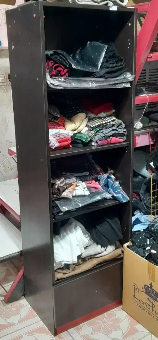 کتابخانه ۴ قفسه|کتابخانه، شلف، قفسههای دیواری|بیجار, |دیوار