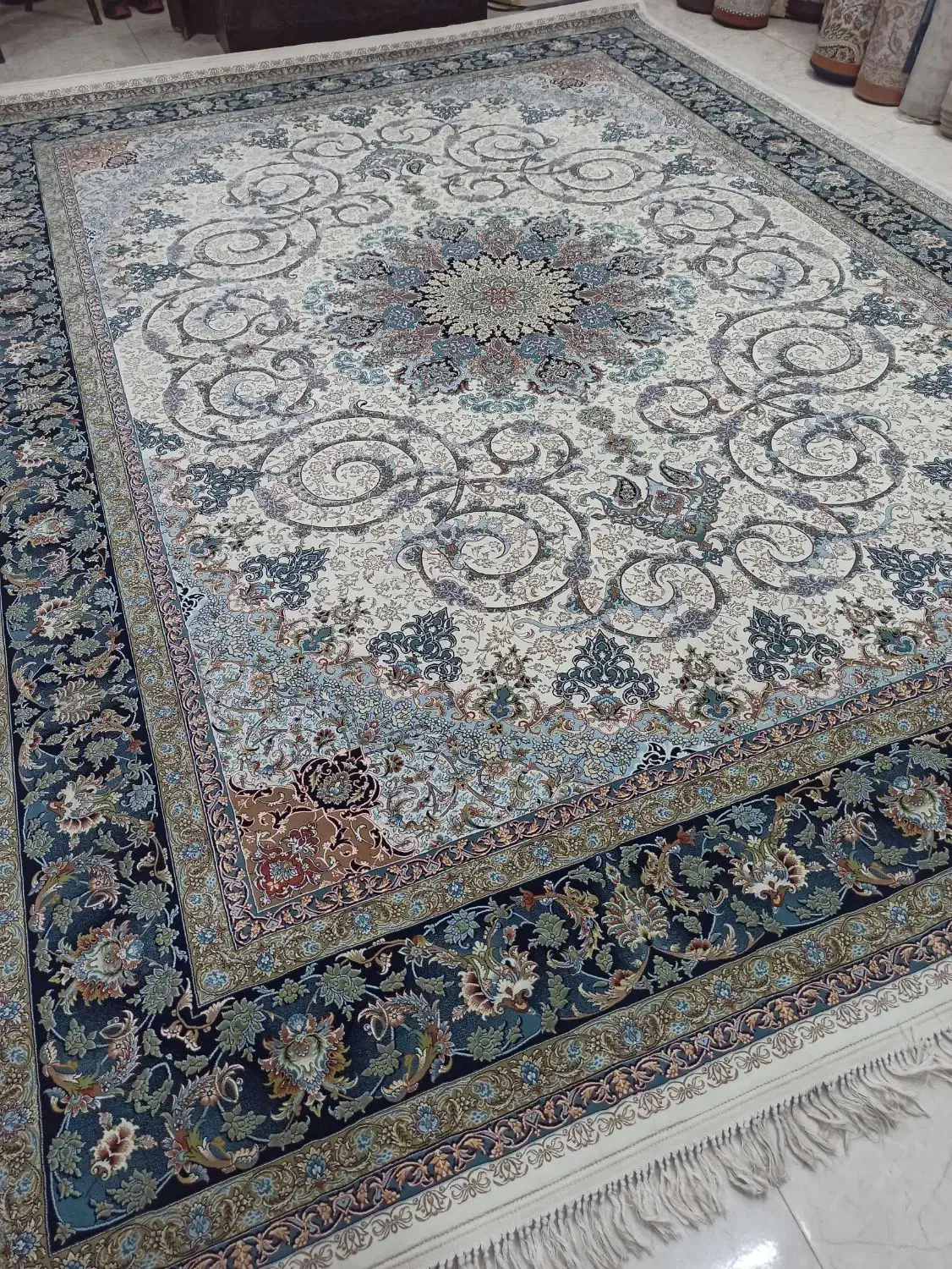 (اندیشه ۹۳)یک تخته فرش 12 متری پرشین مشهد|فرش|مشهد, مشکینی (شهرک غرب)|دیوار