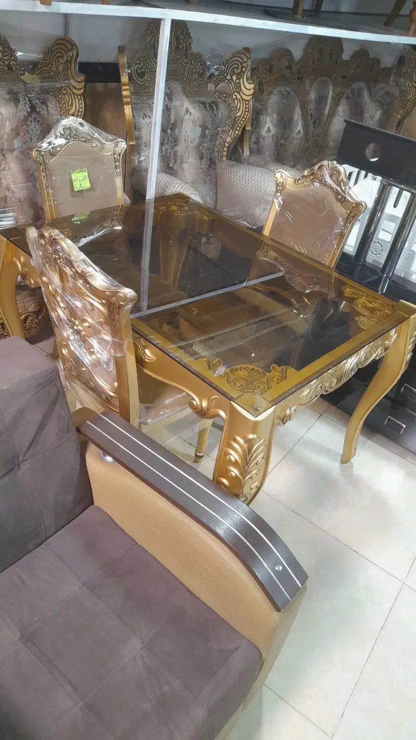 غذاخوری ۴نفره|میز و صندلی غذاخوری|ماکو, |دیوار