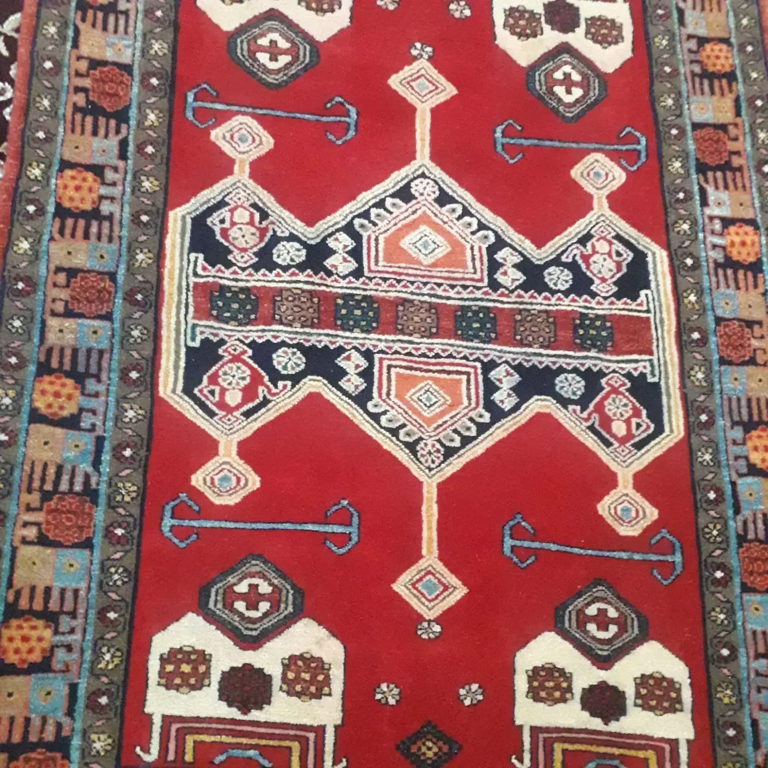 قالیچه دستبافت|فرش|کرمانشاه, |دیوار