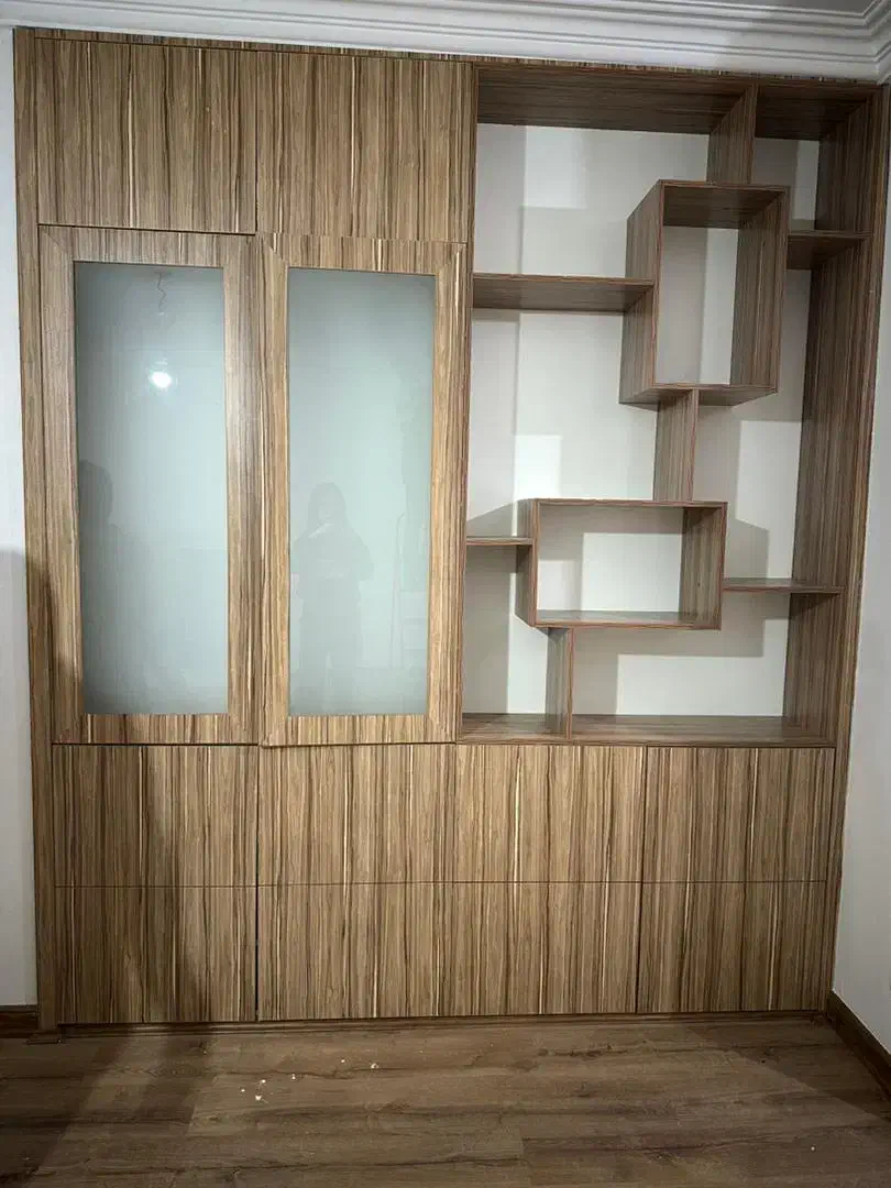 کمد و قفسه کتاب|کتابخانه، شلف، قفسههای دیواری|اردبیل, |دیوار