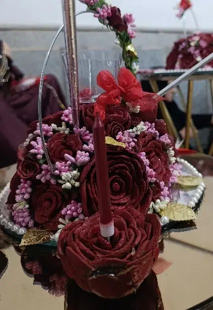 سینی حنا، گیفت حنا ویلدا ونبات ،گل حنا،دسته گل حنا|صنایع دستی و سایر لوازم تزئینی|چناران, |دیوار