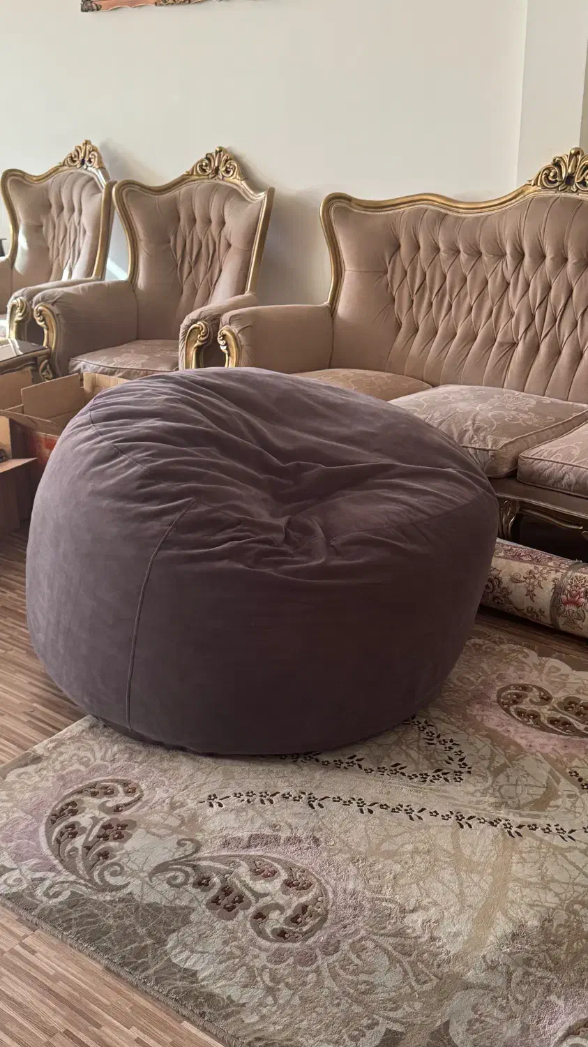 مبل شنی بین بگ ابری تمیز|مبلمان خانگی و میز عسلی|مشهد, چهارچشمه|دیوار