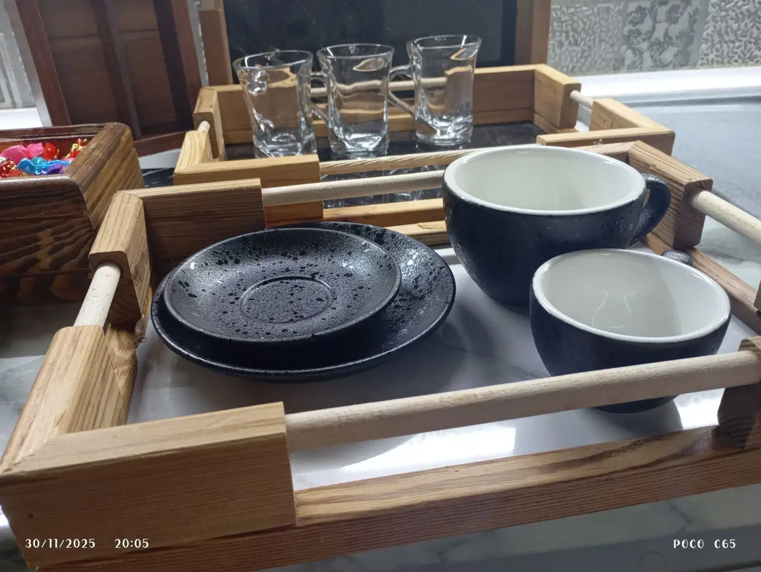 سینی، قندان، شکلات خوری، جای کاردوچنگال|ظروف سرو و پذیرایی|پاکدشت, پاکدشت (مامازند)|دیوار