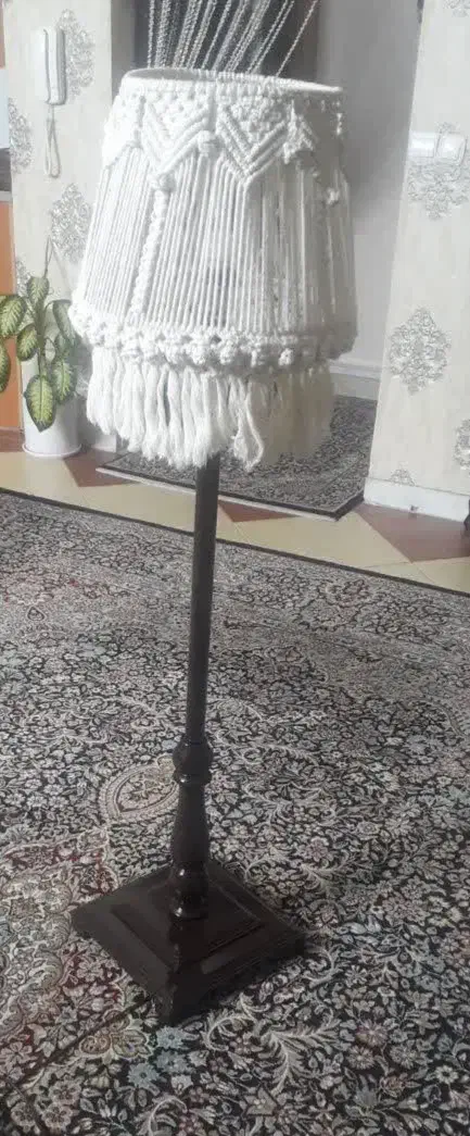 آباژور مکرومه|چراغ خواب و آباژور|اراک, |دیوار