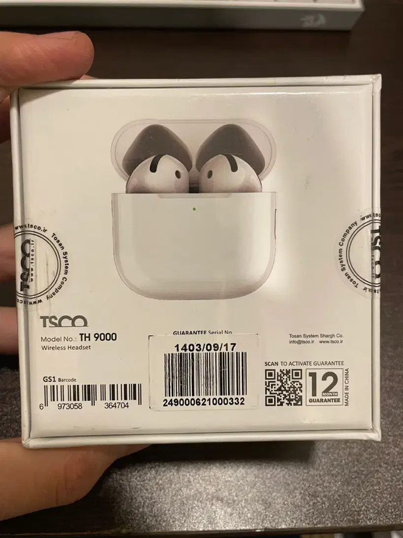 هندزفری تسکو / طرح ایرپاد Th9000|لوازم جانبی موبایل و تبلت|تهران, حسین‌آباد|دیوار