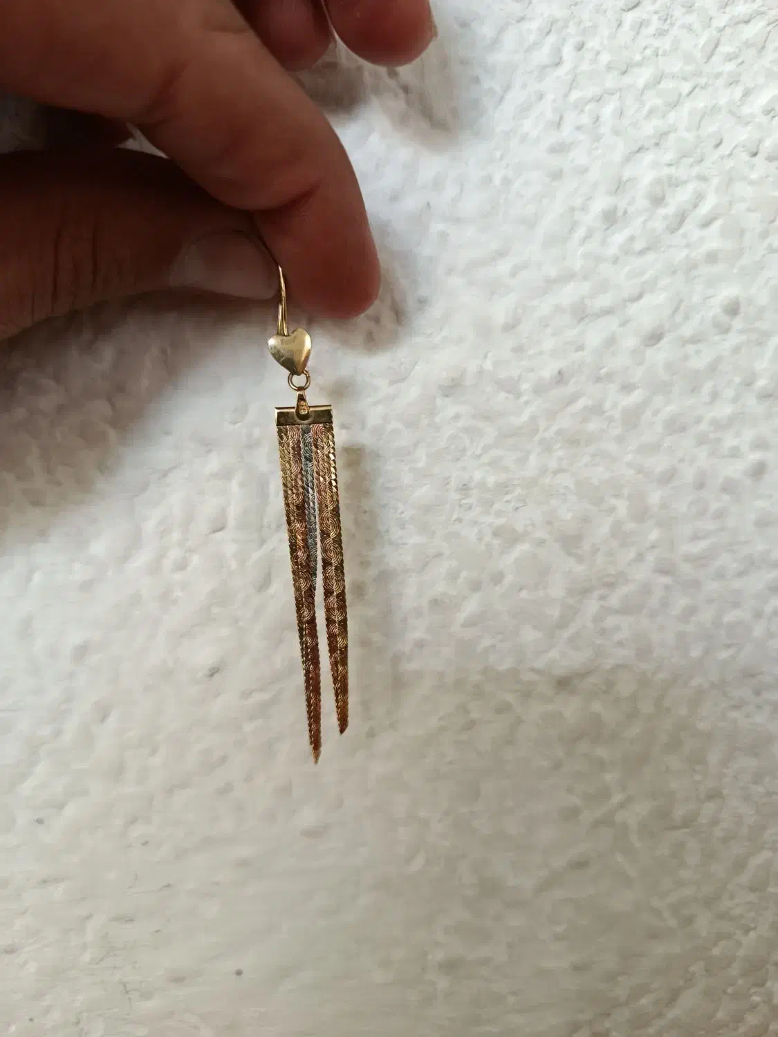 گوشواره طلا مدل ریخته|جواهرات|تبریز, |دیوار