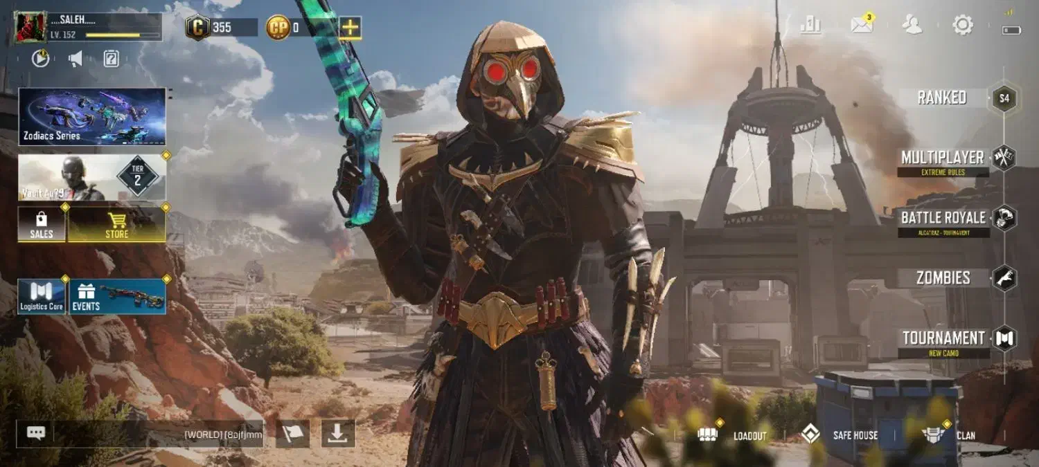 اکانت کالاف فول گردونه خورده|کنسول، بازی ویدئویی و آنلاین|سبزوار, قصبه غربی|دیوار