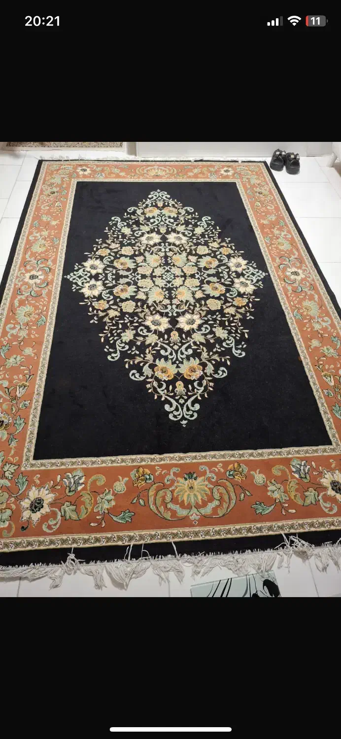 فرش|فرش|اصفهان, درب کوشک|دیوار