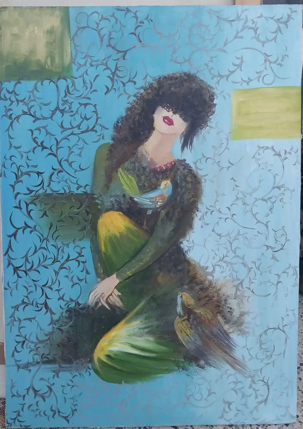 تابلو نقاشی|تابلو، نقاشی، عکس|سامن, |دیوار