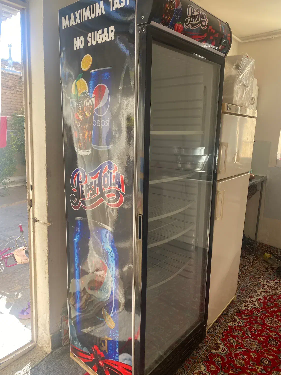 یخچال ویترینی ایستاده صفر|فروشگاه و مغازه|سرپل ذهاب, |دیوار