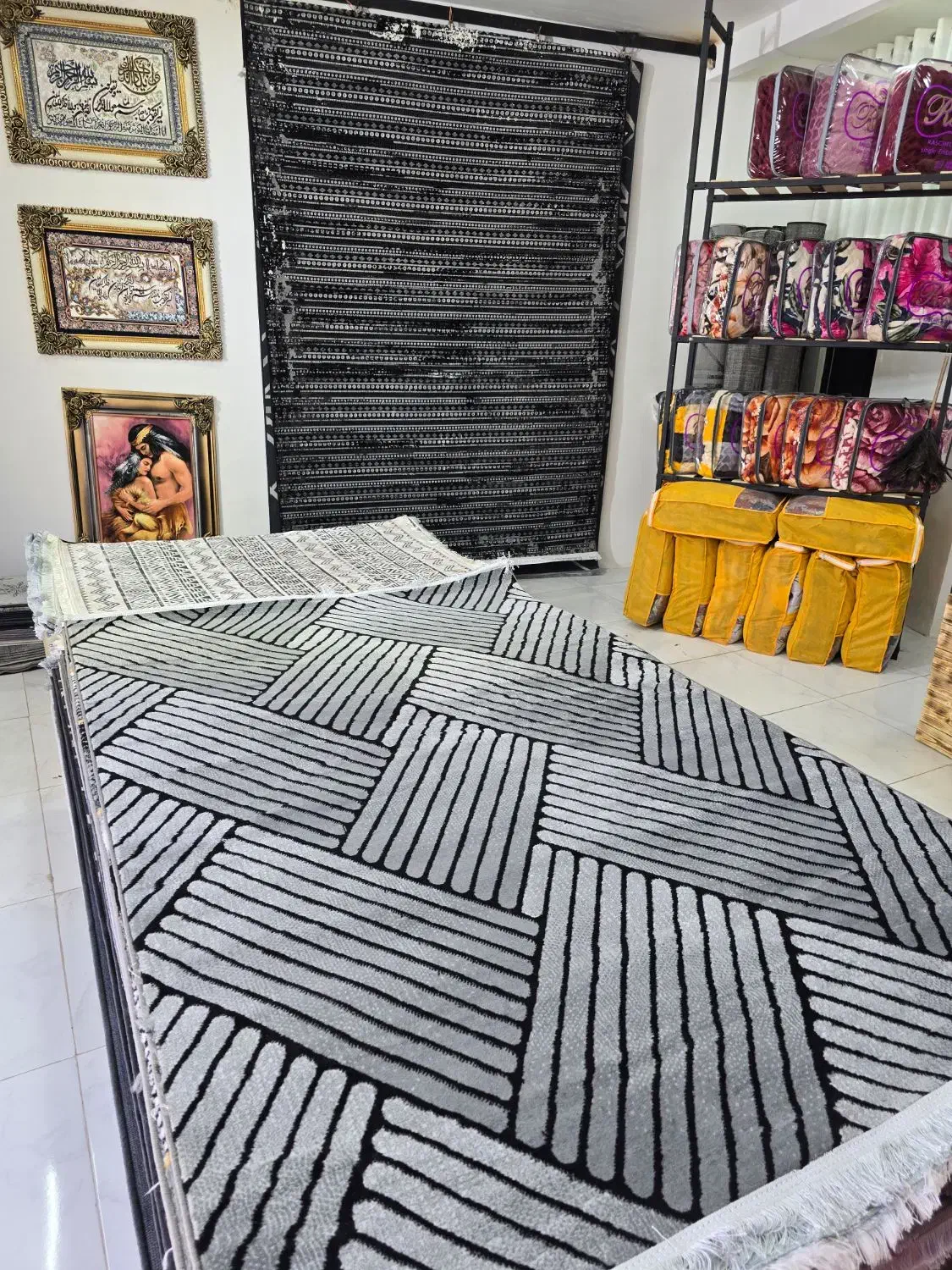 قالیچه ۴متری بهینه سازان ایران کد۱۰۸|گلیم، جاجیم، گبه|مشهد, کشف|دیوار