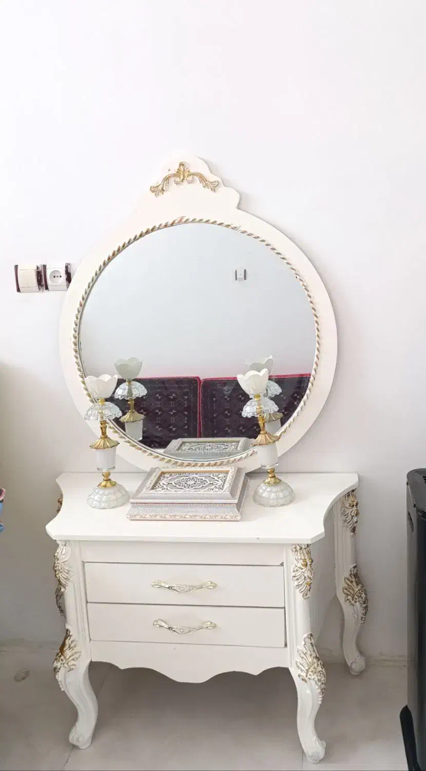 آیینه و شمعدان|بوفه، ویترین، کنسول|مه ولات, |دیوار