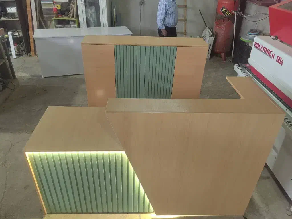 میز مطب 84949 کانتر منشی کارمند کامپیوتر صندلی|دفتر کار|قزوین, |دیوار