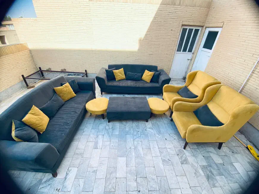 سرویس ۸نفره مبل راحتی تخت خواب شو|مبلمان خانگی و میز عسلی|رفسنجان, |دیوار