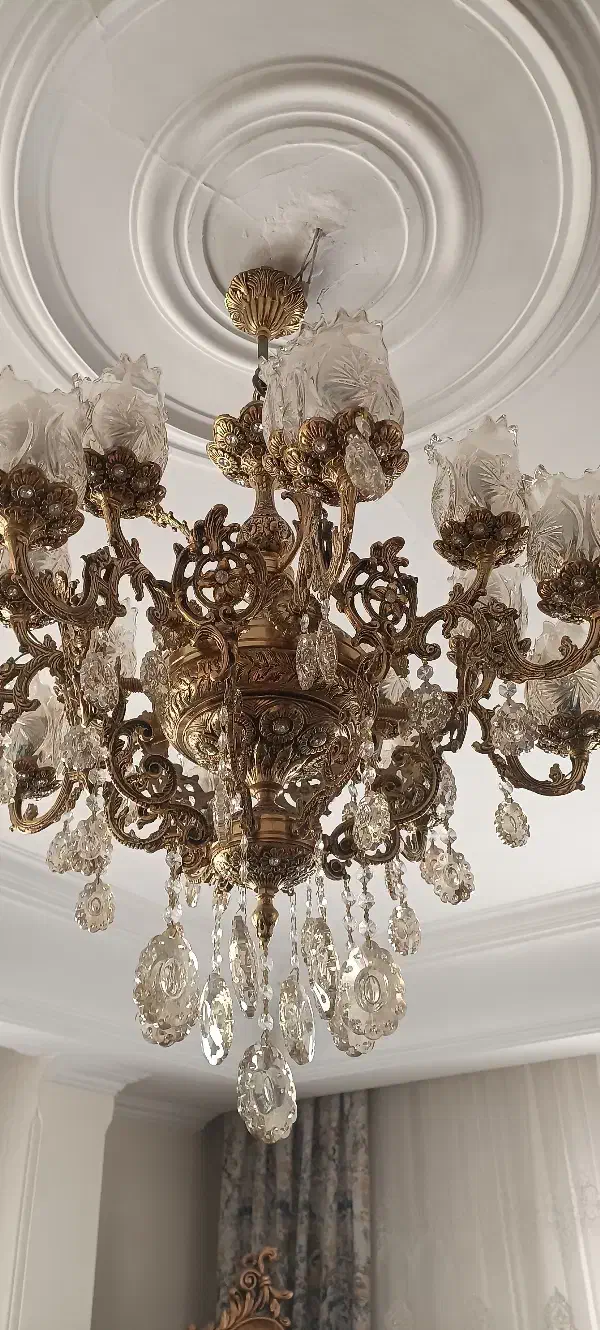 لوستر برنج|لوستر و چراغ آویز|تهران, فردوس|دیوار