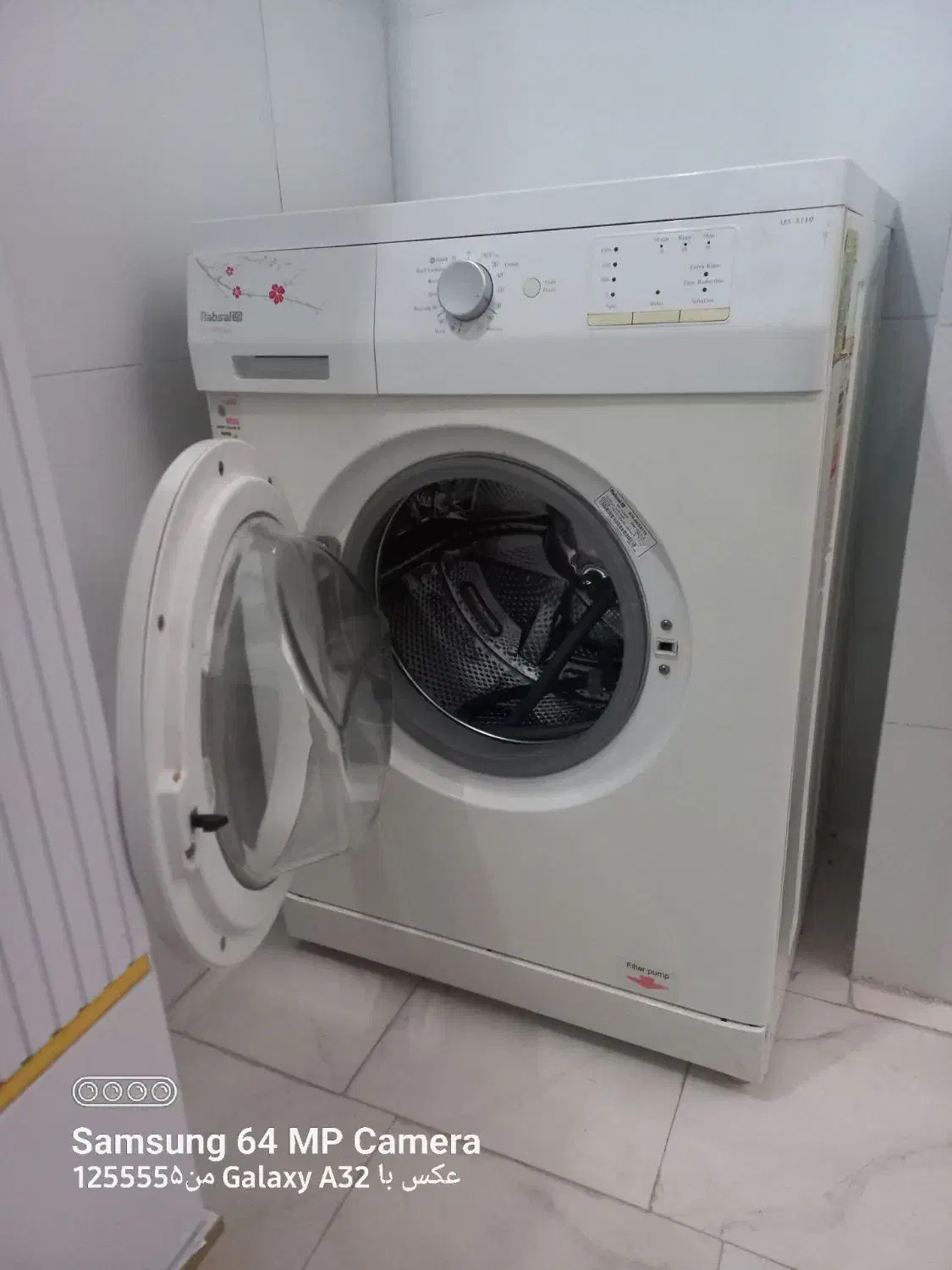 لباسشویی ۵کیلویی تمام اتوماتیک|ماشین لباسشویی و خشککن لباس|اقبالیه, |دیوار