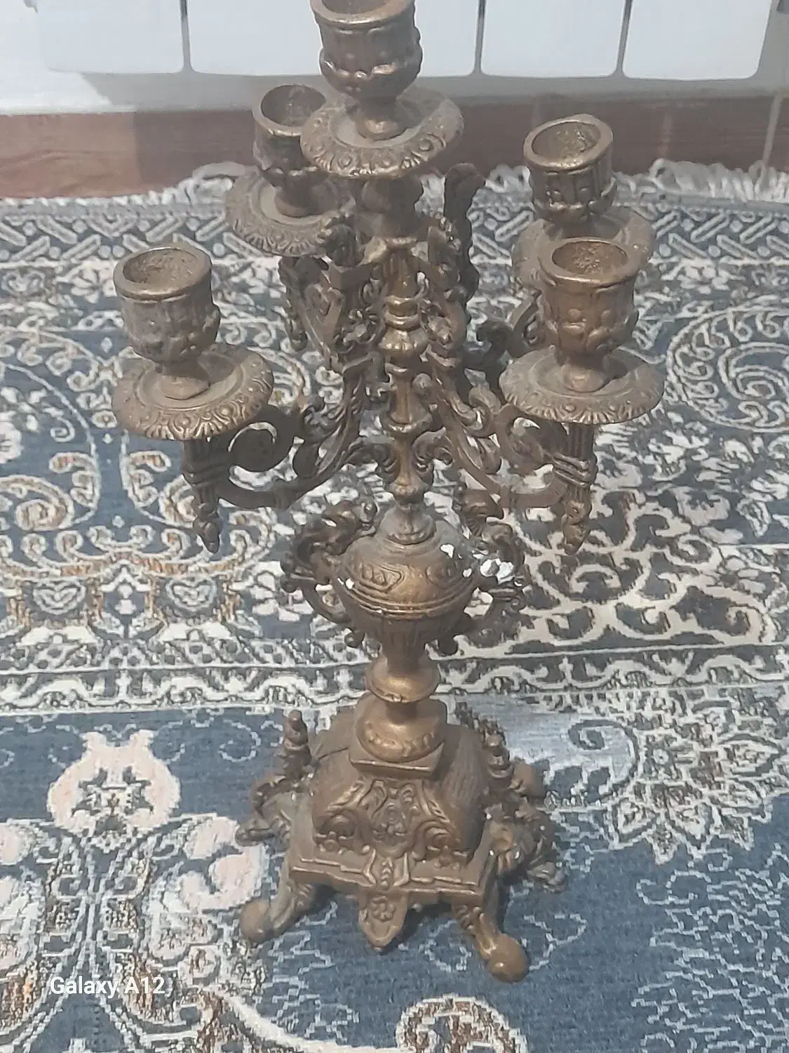 شمدان برنزی قدیمی|کلکسیون اشیاء عتیقه|رشت, جانبازان|دیوار