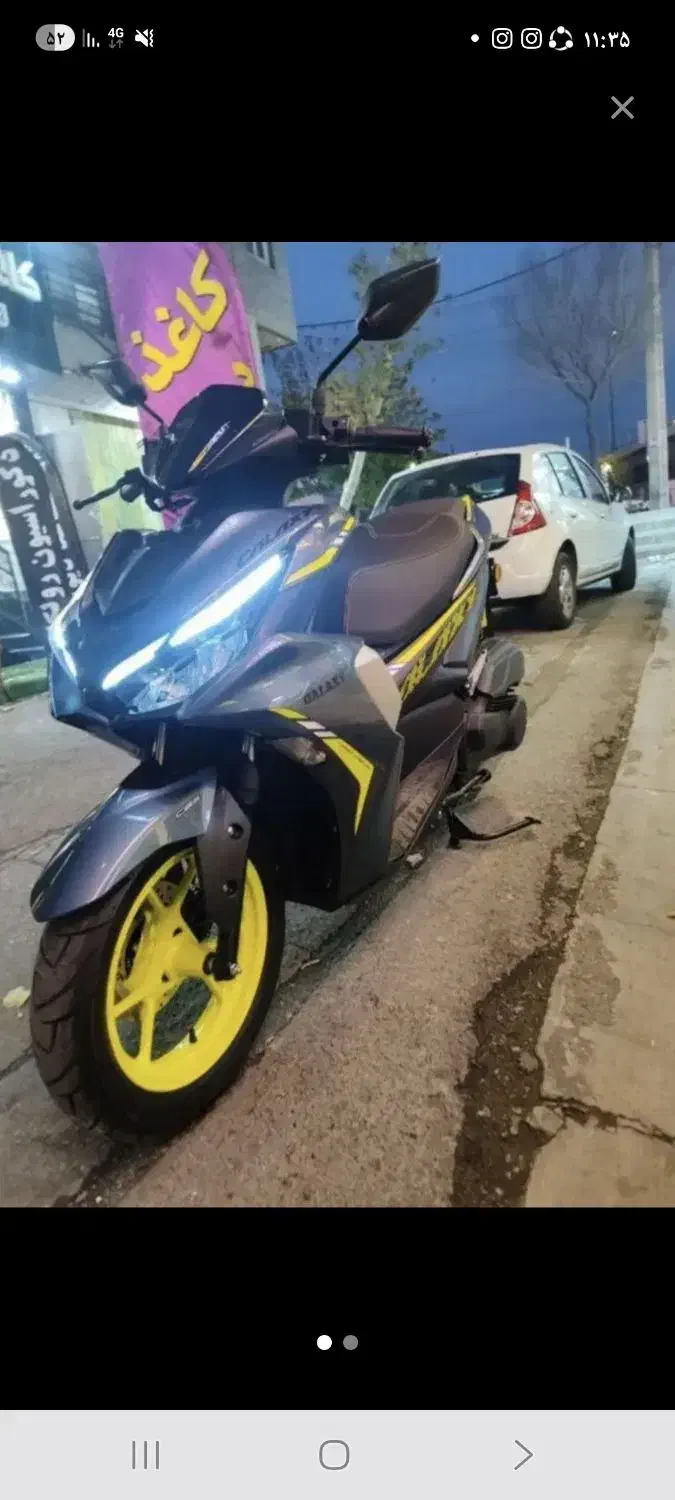 فروش موتور ایروکس ۱۵۵|موتورسیکلت|فردوسیه, |دیوار