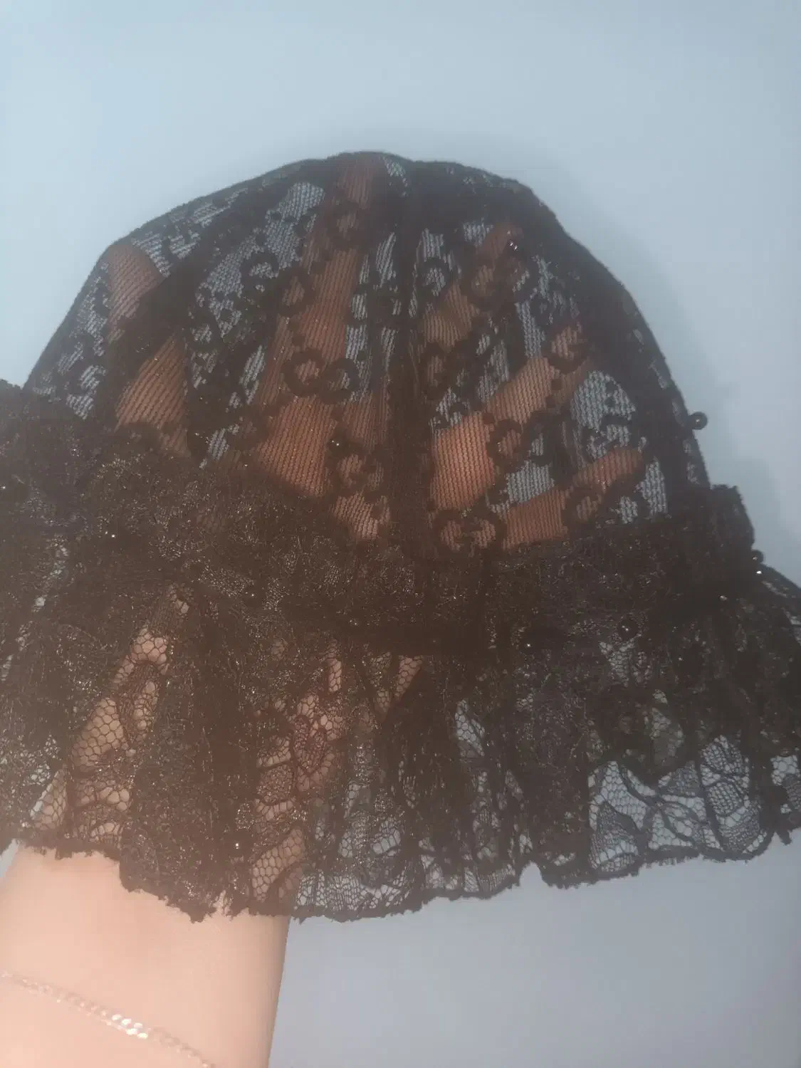 کلاه گیپور مجلسی بامهره پانچ شده|لباس|کرمانشاه, |دیوار